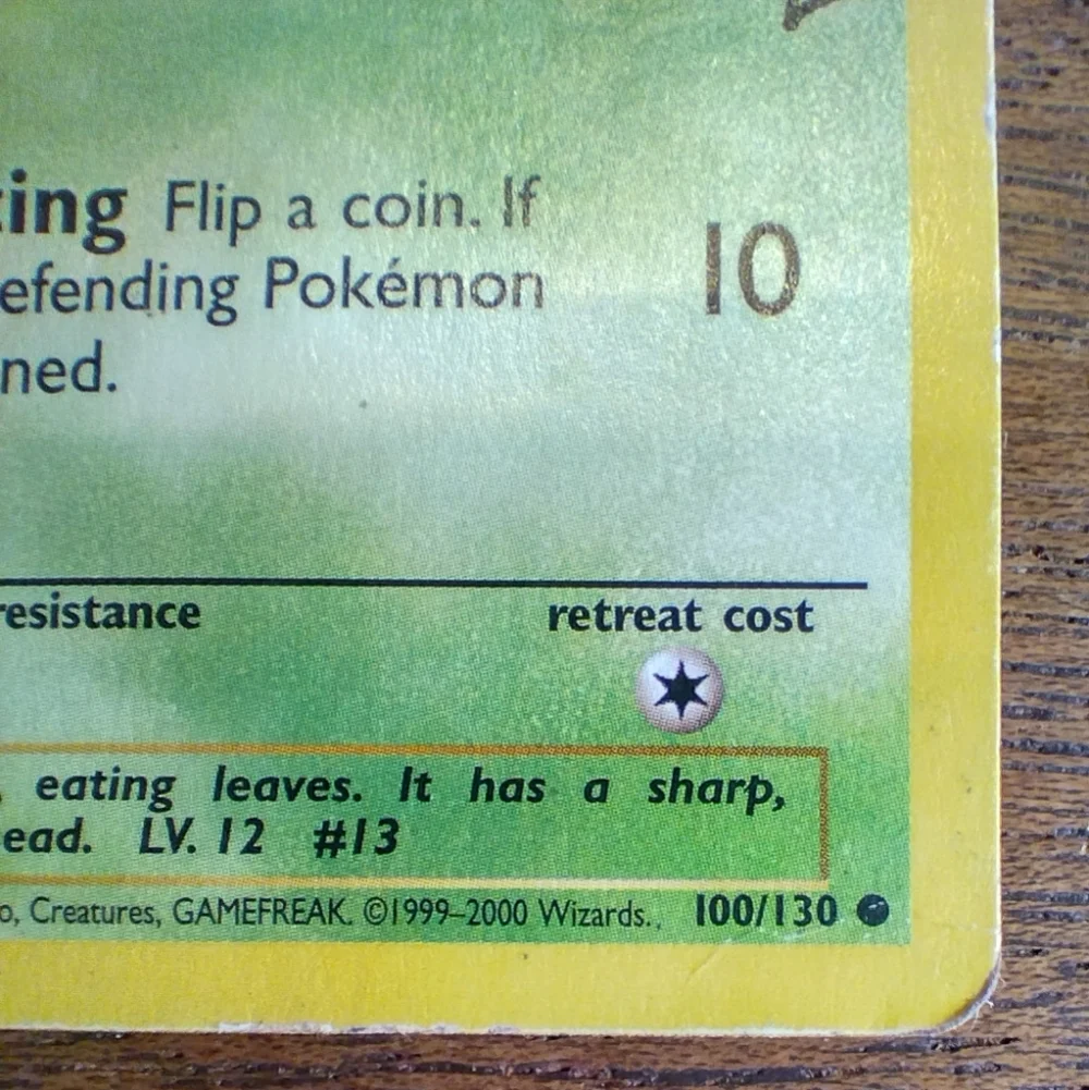 Bundle of 20 Pokemon Cards, Includes Weedle & Machoke